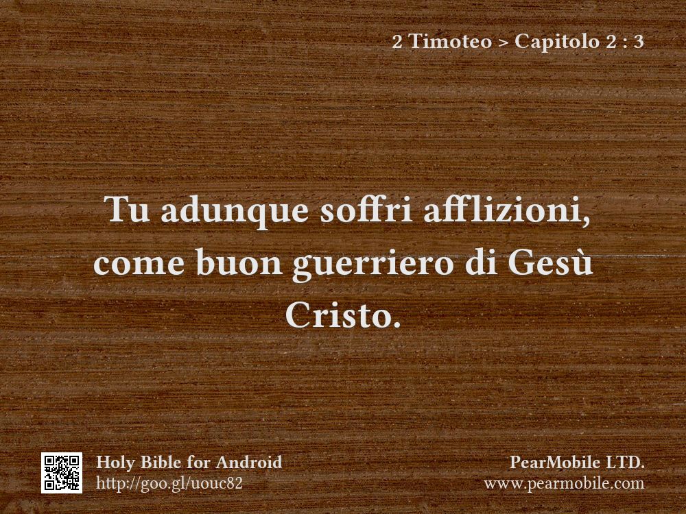 2 Timoteo, Capitolo 2:3